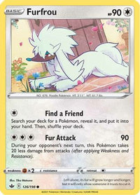 Furfrou 126  SWSH06 Chilling Reign - Common