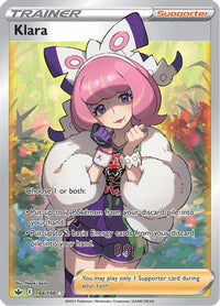 Klara (Full Art) 194  - Holofoil SWSH06 Chilling Reign - Ultra Rare