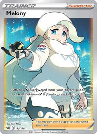 Melony (Full Art) 195  - Holofoil SWSH06 Chilling Reign - Ultra Rare