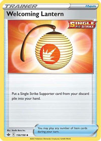 Welcoming Lantern 156  SWSH06 Chilling Reign - Uncommon