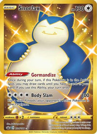 Snorlax (Secret) 224  - Holofoil SWSH06 Chilling Reign - Secret Rare