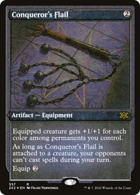 Conqueror's Flail (Foil Etched) -  Foil (2X2-557) - Double Masters 2022