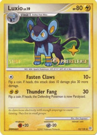 Luxio - 52/130 (Prerelease) [Staff]/130  Nintendo Promos - Promo