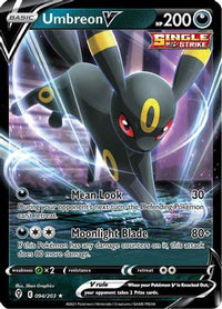 Umbreon V 094  - Holofoil SWSH07 Evolving Skies - Ultra Rare