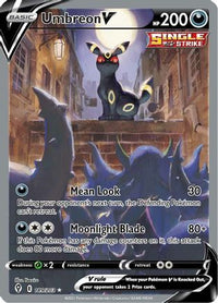 Umbreon V (Alternate Full Art) 189  - Holofoil SWSH07 Evolving Skies - Ultra Rare