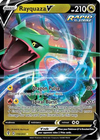 Rayquaza V 110  - Holofoil SWSH07 Evolving Skies - Ultra Rare
