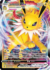 Jolteon VMAX 051  - Holofoil SWSH07 Evolving Skies - Ultra Rare