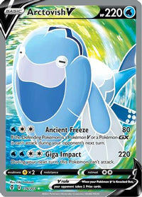 Arctovish V (Full Art) 176  - Holofoil SWSH07 Evolving Skies - Ultra Rare