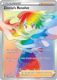 Zinnia's Resolve (Secret) 225  - Holofoil SWSH07 Evolving Skies - Secret Rare