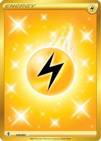 Lightning Energy (Secret) 235  - Holofoil SWSH07 Evolving Skies - Secret Rare