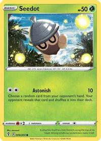 Seedot 005  SWSH07 Evolving Skies - Common