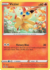 Victini 020  - Holofoil SWSH07 Evolving Skies - Holo Rare