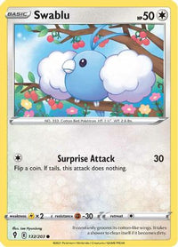 Swablu 132  SWSH07 Evolving Skies - Common