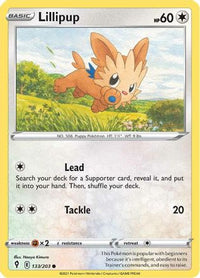 Lillipup 133  SWSH07 Evolving Skies - Common