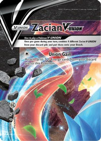 Zacian V-UNION - SWSH163  - Holofoil SWSH Sword & Shield Promo Cards - Promo