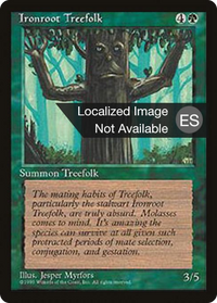 Ironroot Treefolk [Fourth Edition (Foreign Black Border)]