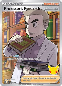 Professor's Research (Full Art) 024  - Holofoil Celebrations - Ultra Rare