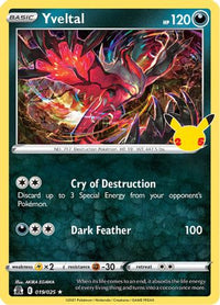Yveltal 019  - Holofoil Celebrations - Holo Rare