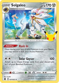 Solgaleo 021  - Holofoil Celebrations - Holo Rare