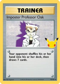 Imposter Professor Oak 073  - Holofoil Celebrations Classic Collection - Classic Collection