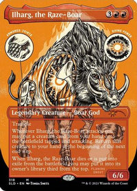 Ilharg, the Raze-Boar (Foil Etched) -  Foil (SLD-318) - Secret Lair Drop Series