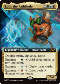 Loot, the Pathfinder - : (Extended Art) (DFT-391) - Aetherdrift