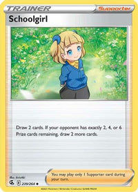 Schoolgirl 239  SWSH08 Fusion Strike - Uncommon