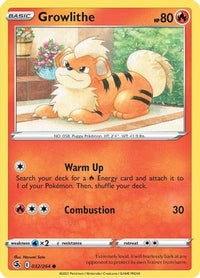 Growlithe 032  SWSH08 Fusion Strike - Common