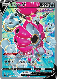 Hoopa V (Full Art) 253  - Holofoil SWSH08 Fusion Strike - Ultra Rare