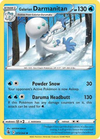 Galarian Darmanitan 072  SWSH08 Fusion Strike - Uncommon