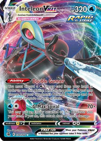 Inteleon VMAX 079  - Holofoil SWSH08 Fusion Strike - Ultra Rare