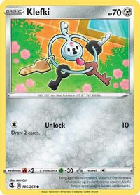 Klefki 186  SWSH08 Fusion Strike - Common