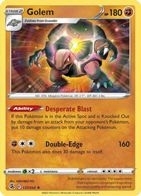 Golem 137  SWSH08 Fusion Strike - Rare