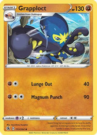 Grapploct 153  SWSH08 Fusion Strike - Uncommon