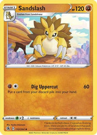 Sandslash 132  SWSH08 Fusion Strike - Uncommon