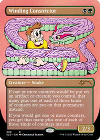 Winding Constrictor (Foil Etched) -  Foil (SLD-309) - Secret Lair Drop Series