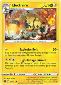 Electivire 047  SWSH09 Brilliant Stars - Rare