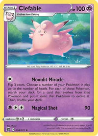 Clefable 054  SWSH09 Brilliant Stars - Rare