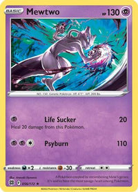 Mewtwo 056  SWSH09 Brilliant Stars - Rare