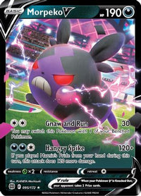 Morpeko V 095  - Holofoil SWSH09 Brilliant Stars - Ultra Rare