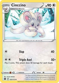 Cinccino 125  SWSH09 Brilliant Stars - Uncommon