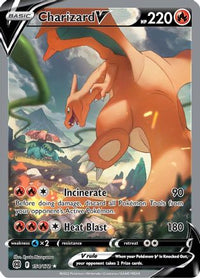 Charizard V (Alternate Full Art) 154  - Holofoil SWSH09 Brilliant Stars - Ultra Rare