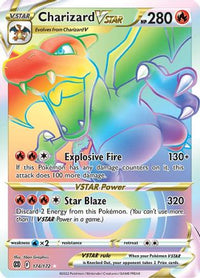 Charizard VSTAR (Secret) 174  - Holofoil SWSH09 Brilliant Stars - Secret Rare