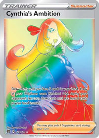 Cynthia's Ambition (Secret) 178  - Holofoil SWSH09 Brilliant Stars - Secret Rare