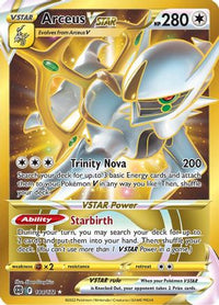 Arceus VSTAR (Secret) (184) (Secret)  184  - Holofoil SWSH09 Brilliant Stars - Secret Rare