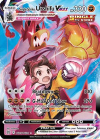 Single Strike Urshifu VMAX TG19  - Holofoil SWSH09 Brilliant Stars Trainer Gallery - Ultra Rare
