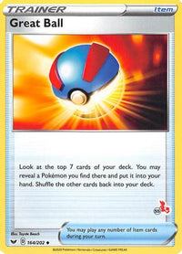 Great Ball - 164/202 (#55 Cinderace Stamped)/202  Battle Academy 2022 - Promo
