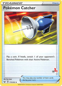 Pokemon Catcher - 175/202 (#49 Cinderace Stamped)/202  Battle Academy 2022 - Promo
