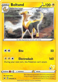 Boltund - 076/202 (#16 Pikachu Stamped)/202  Battle Academy 2022 - Promo