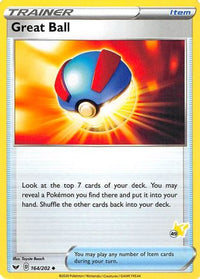 Great Ball - 164/202 (#49 Pikachu Stamped)/202  Battle Academy 2022 - Promo